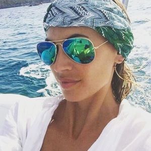 Green Mirror Ray Ban Aviators 💚